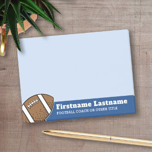 Football Player Coach or Teacher - Modern Drawing Post-it Notes