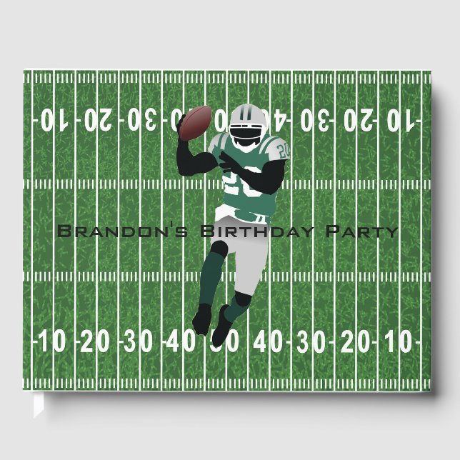 Football Player Design Livre d'or (Recto)