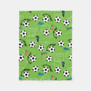 Football Player Football Is Great Fleece Blanket