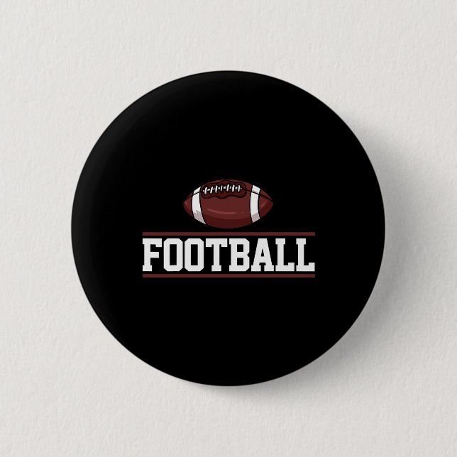 Football Player Gift  2 Inch Round Button (Front)