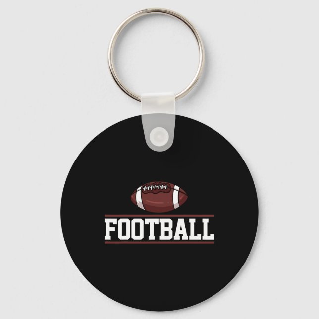 Football Player Gift  Keychain (Front)