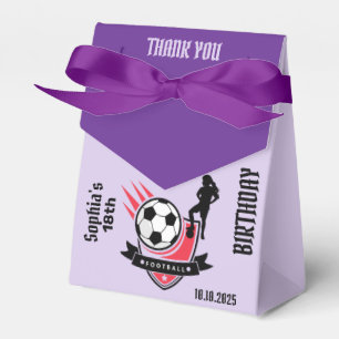 Football Player Girl, Football Girl Team Favor Box