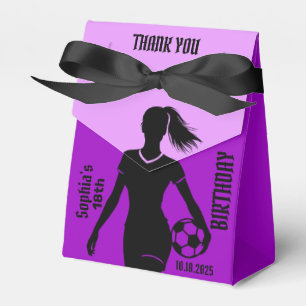 Football Player Girl, Football Girl Team Favor Box