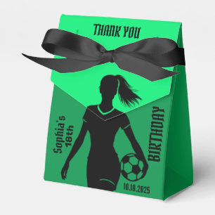 Football Player Girl, Football Girl Team Favor Box