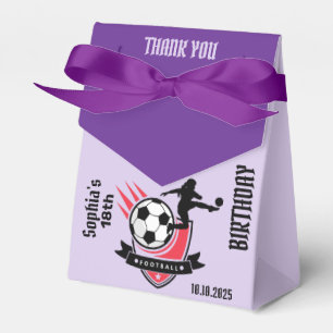 Football Player Girl, Football Girl Team Favor Box