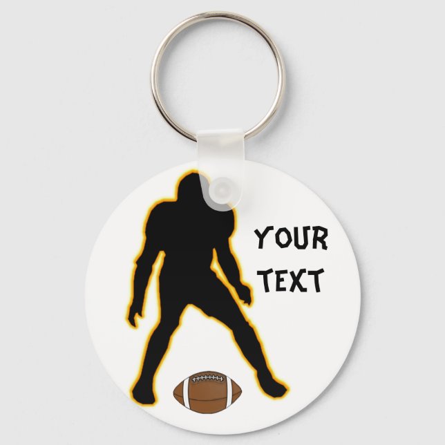football player keychain (Front)