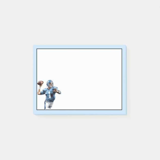 Football Player Post-it Notes (Front)