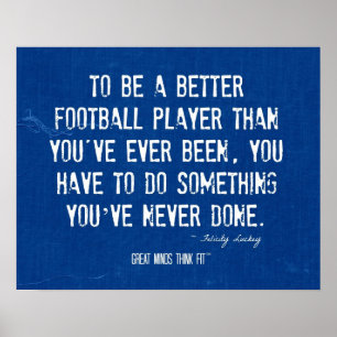 Football Player Poster