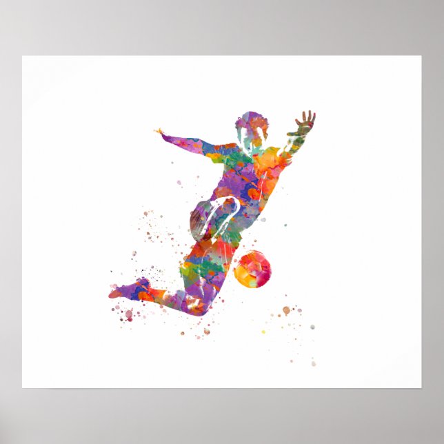 Football player poster (Front)