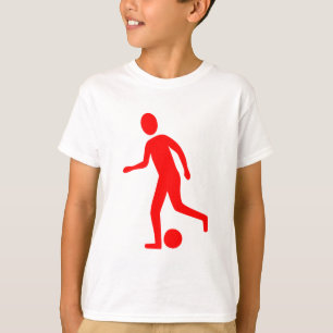 Football Player - Red T-Shirt