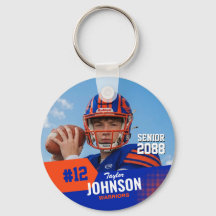 Football Player Senior Night Custom Photo Sports