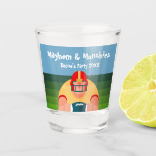 Football Player Super Fan Game Day Shot Glass