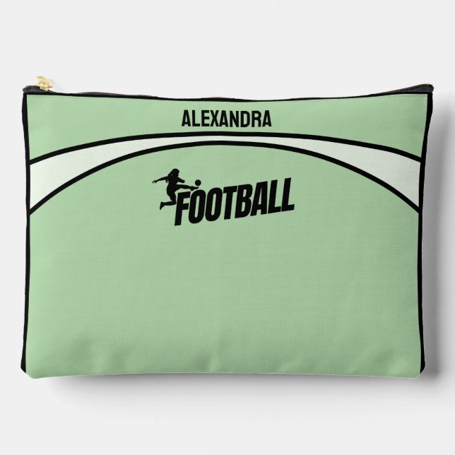 Football Player, Team, Birthday Gift     Accessory Pouch (Front)