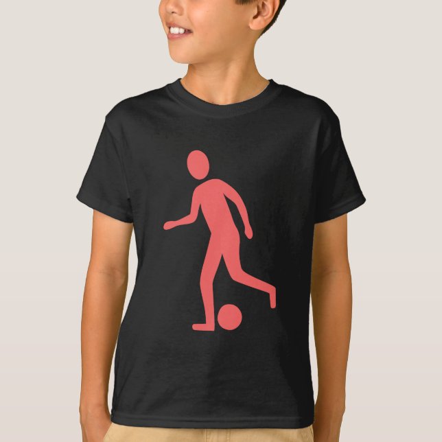 Football Player - Tropical Pink T-Shirt (Front)