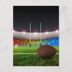 football postcard