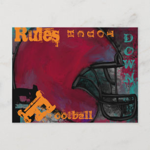 FOOTBALL POSTCARD