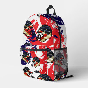 FOOTBALL PRINTED BACKPACK