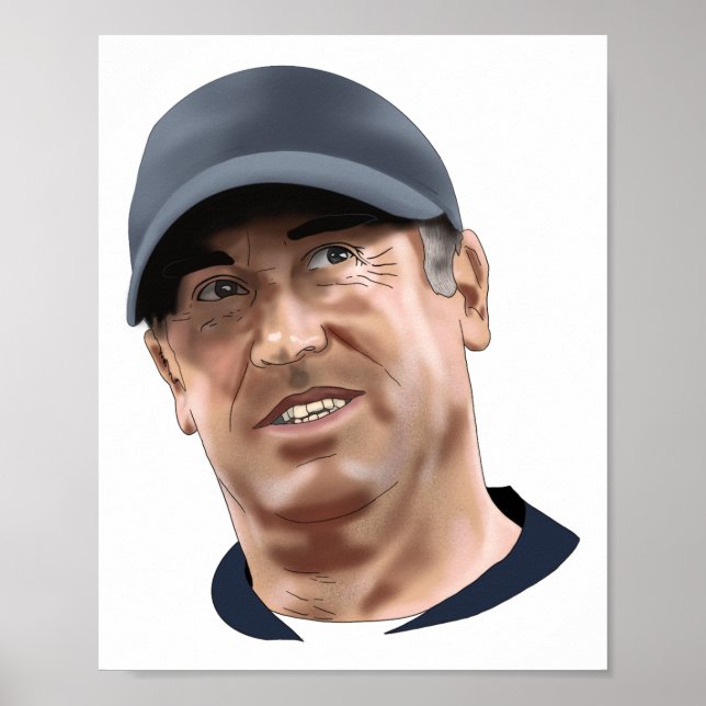 Football Quarterback Head Coach  Poster (Front)