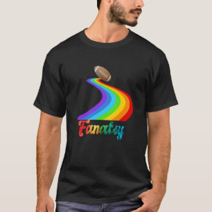 Football Rainbow Fantasy Men Women T-Shirt