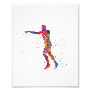 Football referee photo print