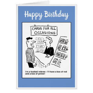 Football Referee veut acheter des cartes rouges et