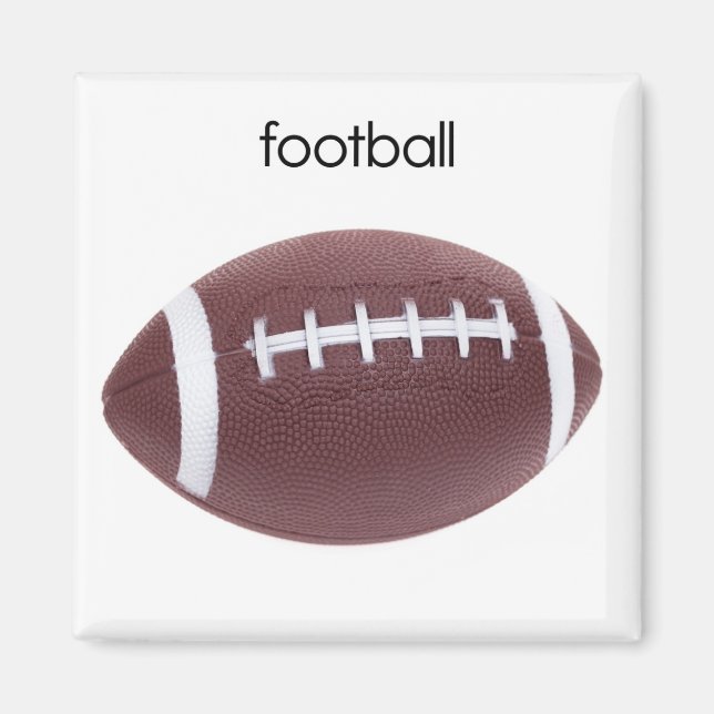 Football Refrigerator Magnet (Front)