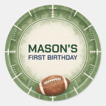 Football Rookie 1st Party Birthday