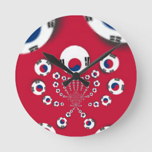 Football. Round Clock