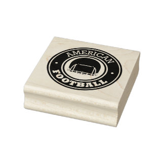 Football Rubber Stamp