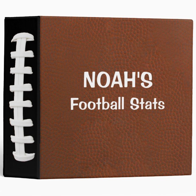 Football Scrapbook Binder (Front/Spine)