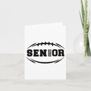 Football Senior 2025 Graduation Year _1  Card