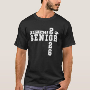 Football Senior Night Football Senior 2026 Graduat T-Shirt
