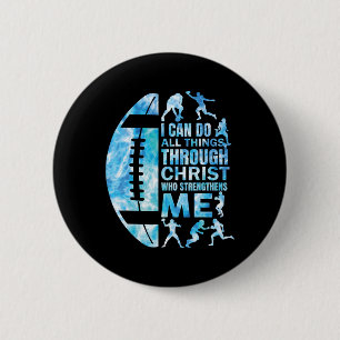 Football-shirt Christian Women Boys Men Christ Rel 2 Inch Round Button