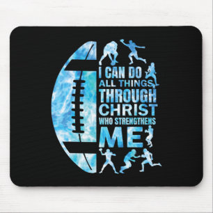 Football-shirt Christian Women Boys Men Christ Rel Mouse Pad