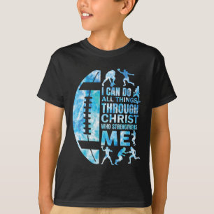 Football-shirt Christian Women Boys Men Christ Rel T-Shirt