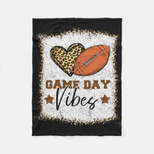 Football Shirt Women Girls Football Game Day Fleece Blanket