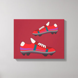 Football Shoes Canvas Print