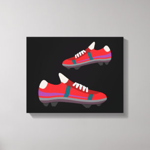 Football Shoes Canvas Print