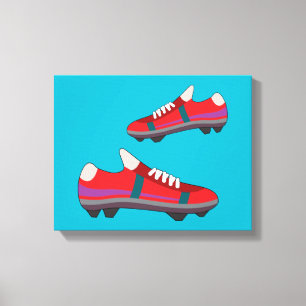 Football Shoes Canvas Print