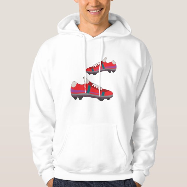 Football Shoes Mens Hoodie (Front)