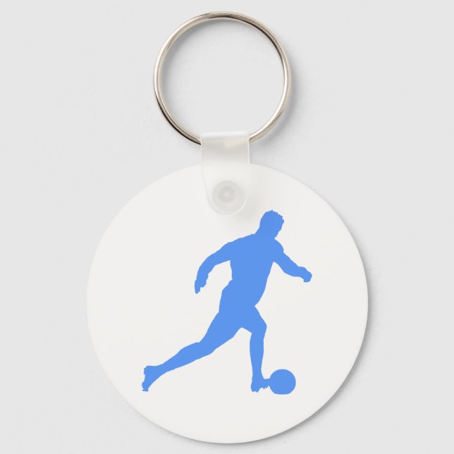 Football Silhouette Keychain (Front)
