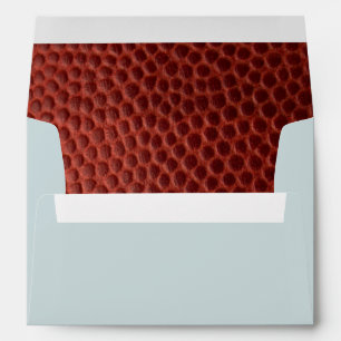 Football Silver Personalized Envelope