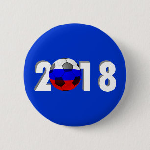 FOOTBALL SOCCER 2018 2 INCH ROUND BUTTON