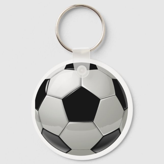 Football Soccer Ball Keychain (Front)