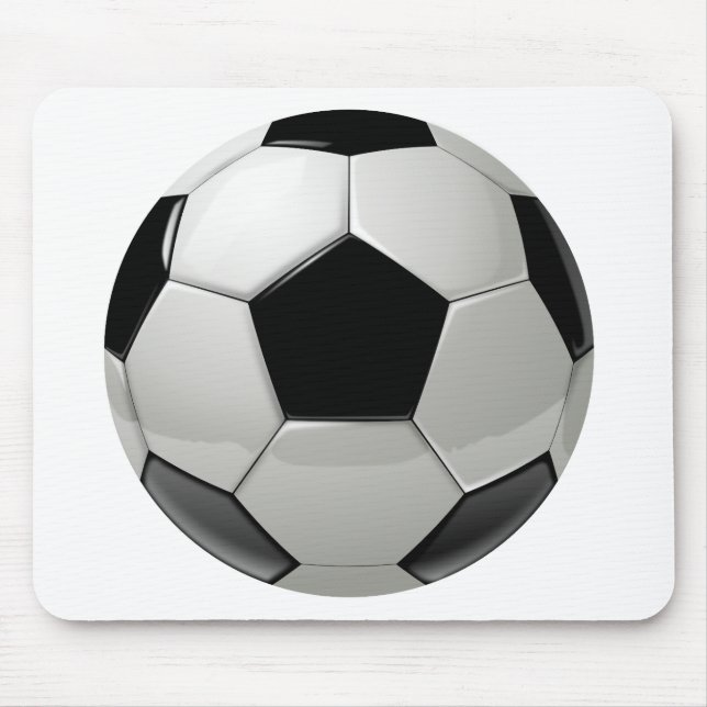 Football Soccer Ball Mouse Pad (Front)