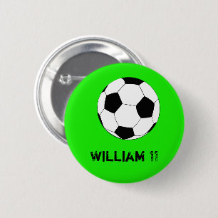 Football & Soccer Fans & Player name 2 Inch Round Button