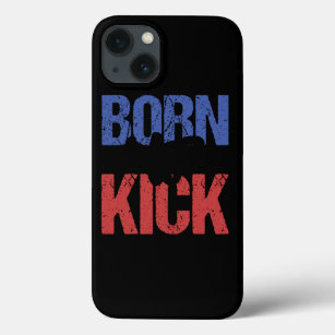 Football Soccer Kicker Born To Kick Gift Idea iPhone 13 Case