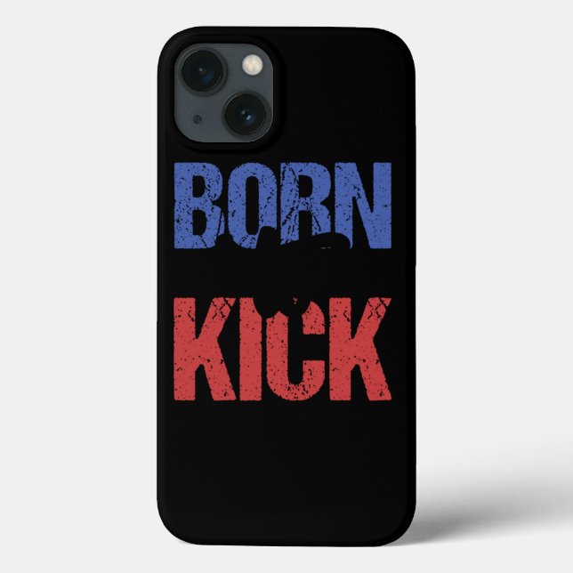 Football Soccer Kicker Born To Kick Gift Idea Case-Mate iPhone Case (Back)