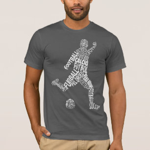 Football Soccer Languages (White) T-Shirt