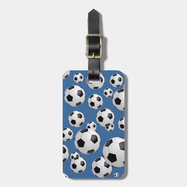 Football Soccer Luggage Tag (Front Vertical)